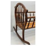 Vintage Rocking Baby Cradle