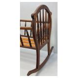 Vintage Rocking Baby Cradle