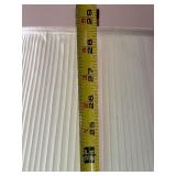 Table Lamp - Geometric Diamond Pattern Ceramic Base with White Pleated Shade