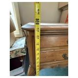 French Provincial 1-Drawer Nightstand with Cabriole Legs