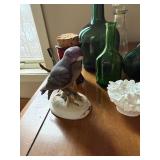 Vintage Glass Bottles & Ceramic Figurines (Lot of 11)