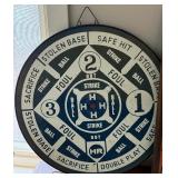 Vintage Dartboard (double sided) & Men