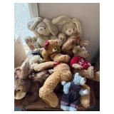 Assorted Plush Toys Collection - Bears, Rabbits, Polar Bear & Friends