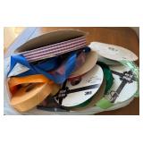 Assorted Satin & Grosgrain Ribbon Spools - Multicolor