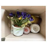 Vogue Coaster Set with Candles, Signs & Plant - Decorative Home Decor