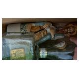 Assorted Beverage Bottles & Cans - Coca-Cola, Mountain Dew, Bud Light, Labatt Blue, Sprite