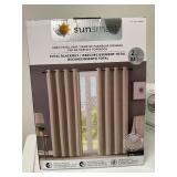 Sunsmart Total Blackout Lined Panel Pair - 2 Panels, 84 In Length