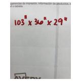 Sectional Sofa - 103-Inch Long Beige Damask Upholstery