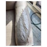 Armchair & Ottoman Set - Beige Upholstery, 33 x 33 x 30 in