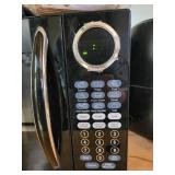 Microwave Oven & Chefman Air Fryer - Black Countertop Kitchen Set