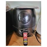 Microwave Oven & Chefman Air Fryer - Black Countertop Kitchen Set