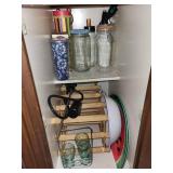 White CO2 Pump for Bar & Keg, Wine Rack, and Green Coca-Cola Glasses