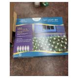 Holiday Time Net Light Set 150-ct Indoor/Outdoor 6ft x 4ft