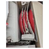 Casual Home Red Ribbed Dinnerware 4 Dinner, 6 Salad, 2 Bowls, 2 Mugs