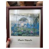 Philip Gray Iris Double-Panel Print Set - Monet Nymphéas & Roses Framed Prints