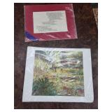 Monet Water Lilies Japanese Bridge Print Reproduction