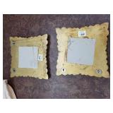 Ornate Gold Framed Wall Mirrors (Lot of 2)