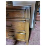Dresser With Mirror - 6-Drawer, 56 x 20 x 33 In