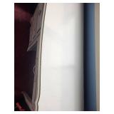 White French Provincial Desk - 4 Drawers - 45 in L x 17 in D x 30 in H