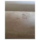 Beige Sleeper Sofa - 76in L x 34in D x 34in H with Bed Mechanism