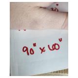 Persian-Style Area Rug 90x60 in (7.5x5 ft) - Teal Medallion Center, Burgundy Border