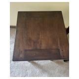 Dark Espresso End Tables, Pair - Wood, 22 x 18 x 18 in
