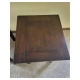 Dark Espresso End Tables, Pair - Wood, 22 x 18 x 18 in
