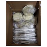 Givenchy Cream Gift Bags & Wicker Baskets (Lot of 3)