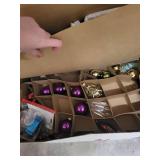 Assorted Christmas Ornaments, Gift Bags & Cards in Boxes - Holiday Decor Set