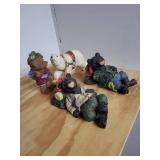 100-ct Mini Light Sets (2-Pack) - Christmas String Lights & Resin Bear Figurines