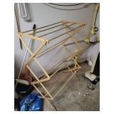 Natural Wood Folding Clothes Drying Rack - Laundry Airer