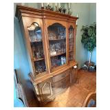 Vintage Bassett Furniture China Cabinet - Contents not included