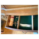 Vintage Bassett Furniture China Cabinet - Contents not included