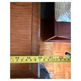 Vintage Wooden Stereo Console Cabinet with Speaker Panels