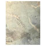 Vintage Oneida USA Silver Ice Bucket & Shell Caviar Serving Dish