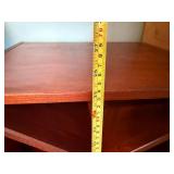 Solid Wood Wine Rack Geometric Design