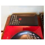 Baum Chinese Calligraphy Tableware Set - Plates, Mugs, Chopsticks