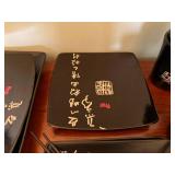 Baum Chinese Calligraphy Tableware Set - Plates, Mugs, Chopsticks