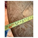 Vintage Ornate Wooden Table with Detailed Legs