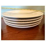 Set of Decorative Plates - Gold, White, Black Designs