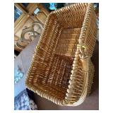 Vintage Wicker Staircase Basket