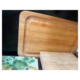 Set of Wooden and Glass Cutting Boards - Mixed Lot