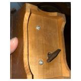 Vintage Brass Trays, Display Cabinet, Snow Globe & Music Boxes Lot