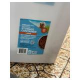 Two Vibrant Life Large Pet Food Storage Containers  25 lb