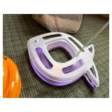 Interactive Cat Toys - Orange Track & Purple Fish Design