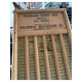 Vintage Columbus Washboard Co. Brass Washboard No. 2062