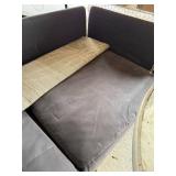 Sectional Couch with Cushions - Great for Garage or Casual Use
