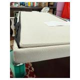White Upholstered Storage Ottoman by Soml Furniture