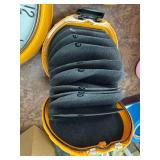 Infinity Wall Clock & Discgear CD Holder - Vibrant Yellow