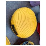 Infinity Wall Clock & Discgear CD Holder - Vibrant Yellow